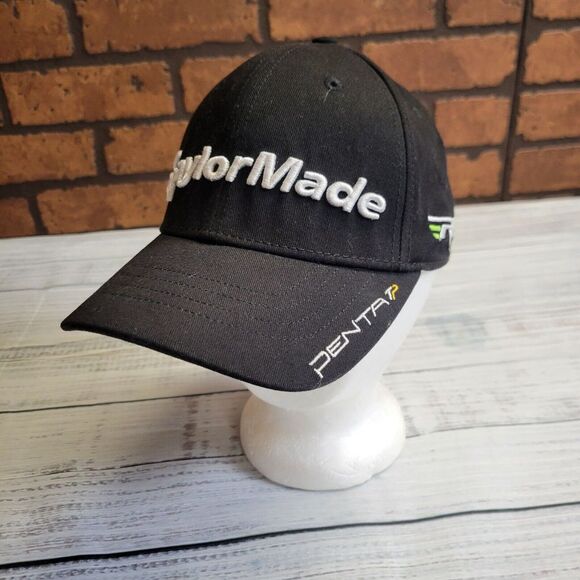 TaylorMade Golfing Golf Hat Cap RBZ R11S Stretch Flex Fit Black L/XL Adult Penta - Picture 2 of 7